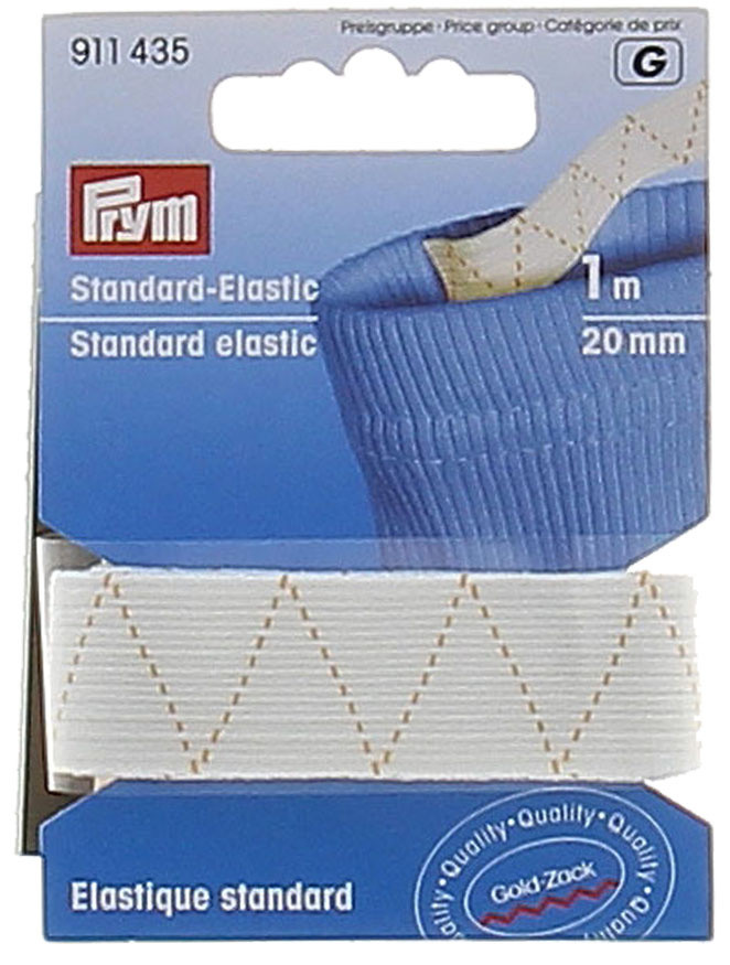 Elastico Lavabile Largo Bianco Mm.20 X Mt.1 Prym - Foto 1