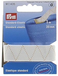 Elastico Lavabile Largo Bianco Mm.20 X Mt.1 Prym - Foto 1