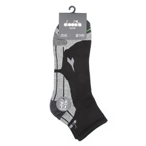 Calze Quarter Uomo Multisport 43/46 Nero Conf Da 3 Diadora - Foto 1