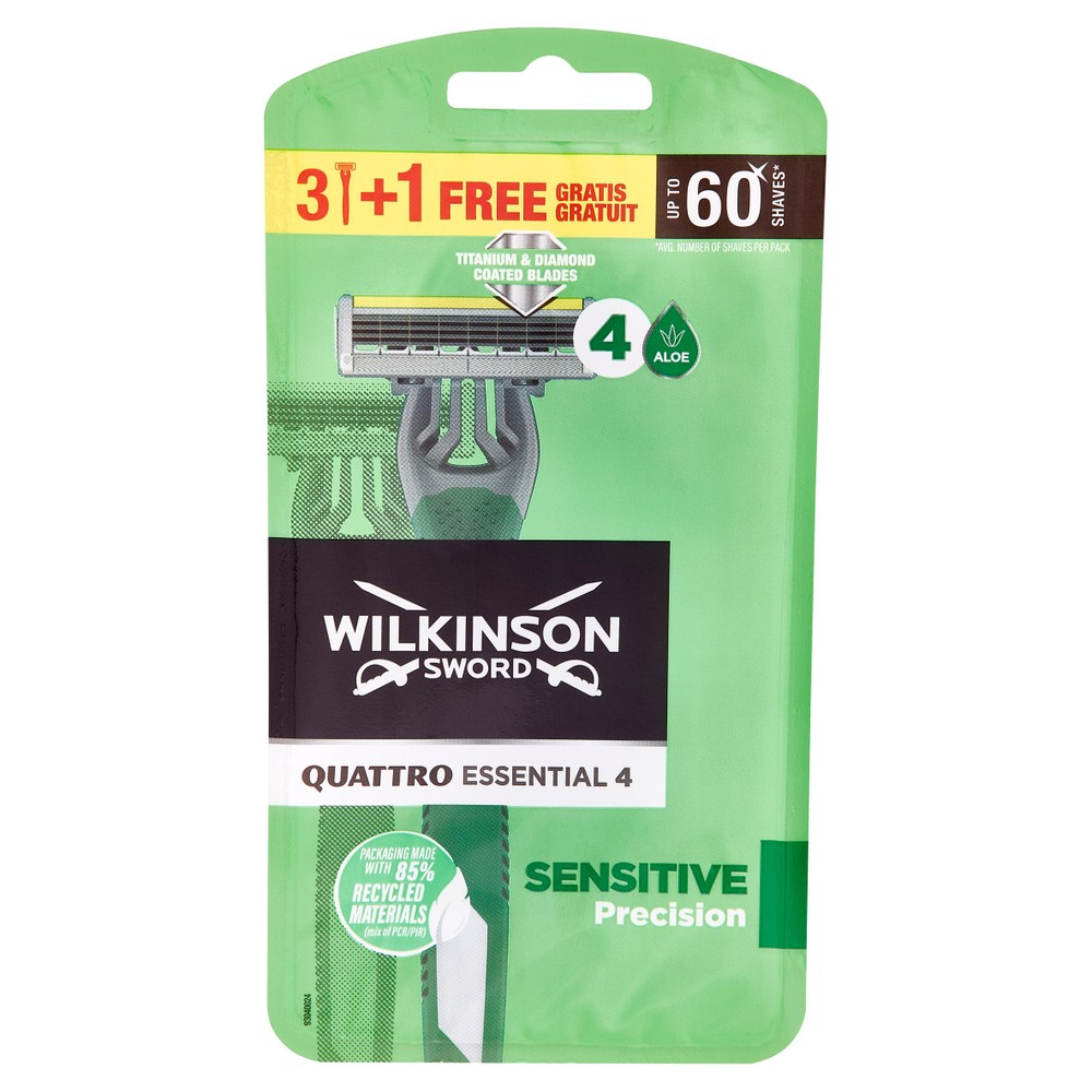 Rasoio Usa E Getta Essential 4 Sensitive Wilkison - Foto 1