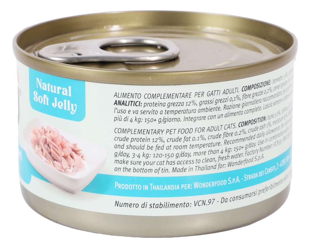 Alimento Umido Gatti Tonnetto Con Gambero Natu' - Foto 3