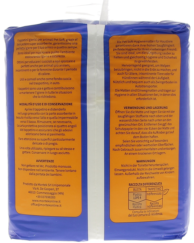 Tappetini Per Animali Pet Soft Cm 60x60 Conf. Da 50 - Foto 2