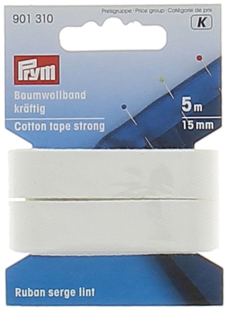 Fettuccia Di Cotone Resistente Spigata Mm.15 X Mt.5 Prym - Foto 1
