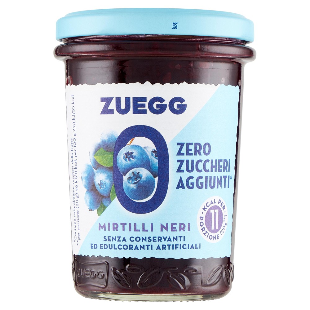 Confettura Ai Mirtilli Neri Senza Zuccheri Aggiunti Zuegg - Foto 1