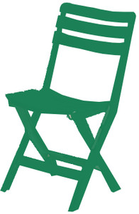 Sedia Birreria In Resina Bianco Prodotto In Italia - Foto 2
