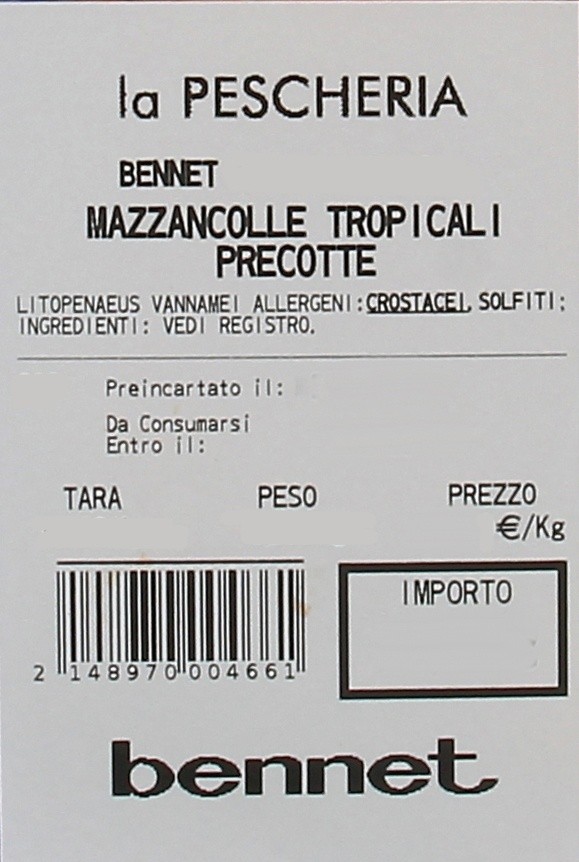 Mazzancolle Tropicali Precotte 30/50 - Foto 3
