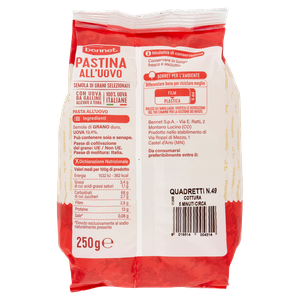 Pastina Quadretti All'uovo N.49 Bennet - Foto 3