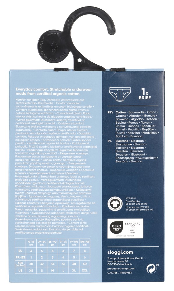 Slip Uomo Core Comfort XXL Nero Sloggi - Foto 3