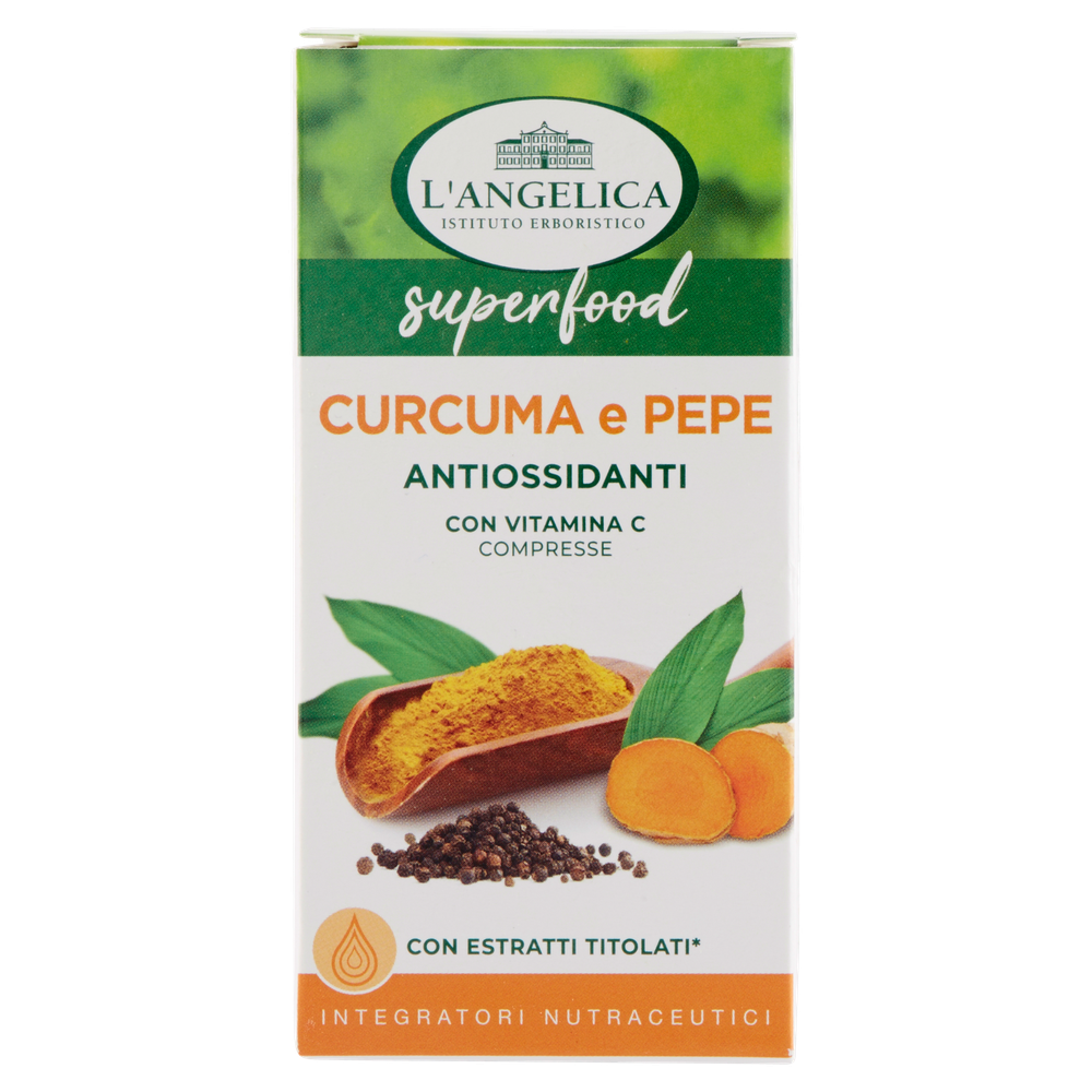 Curcuma E Pepe Con Vitamina C Compresse L'angelica - Foto 3
