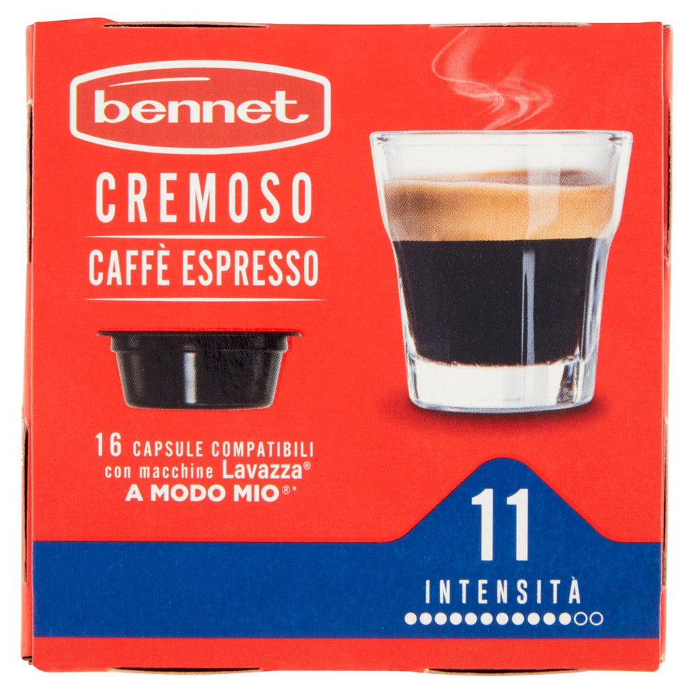 Caffè Espresso Cremoso In Capsule Compatibili Lavazza 16pz Bennet - Foto 1