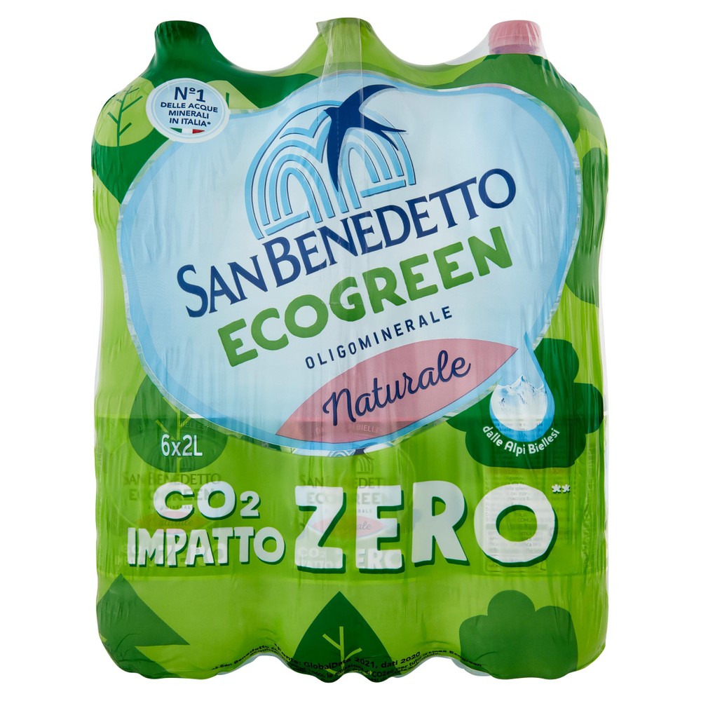 Acqua Naturale Ecogreen Alpi Biellesi San Benedetto 6  Da L 2 - Foto 1