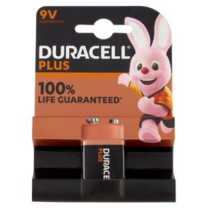 Pila Transistor 9v +100% Extra Life Duracell Plus