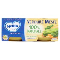 Omogeneizzati Con Verdure Miste Mellin 2 Da Gr.80