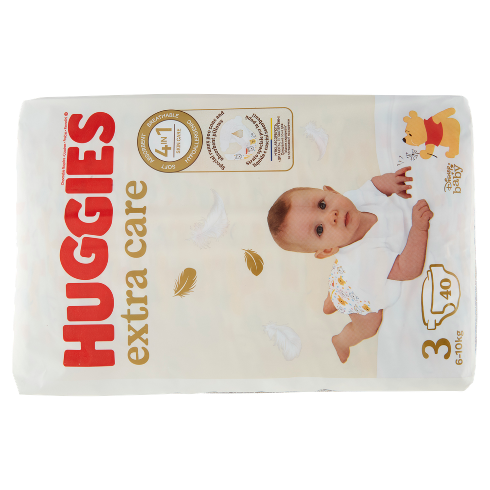 Pannolini Extra Care Taglia 3 Huggies - Foto 3