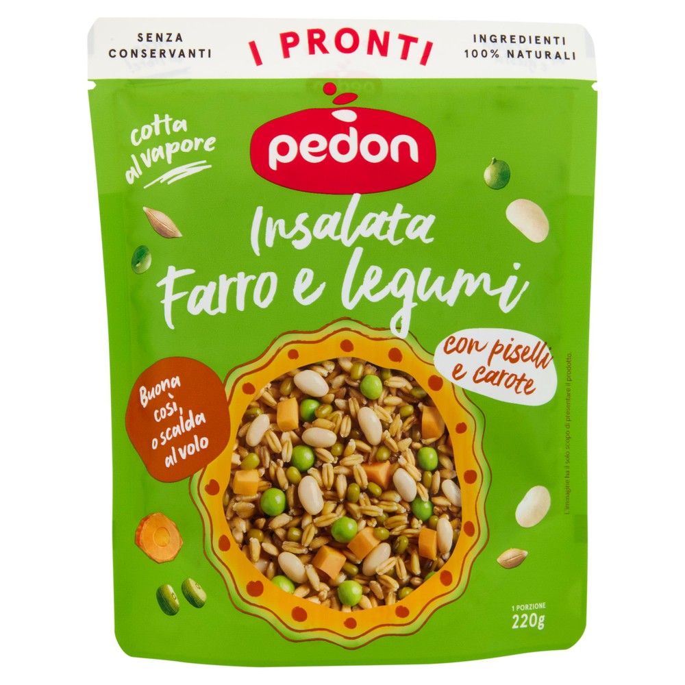 Farro E Fagioli Con Piselli E Carote Pedon