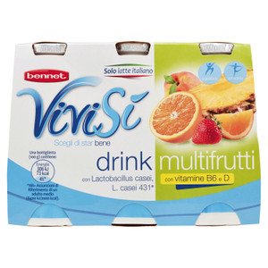 Drink Multifrutti Bennet Vivisi' 6 Da Gr.100