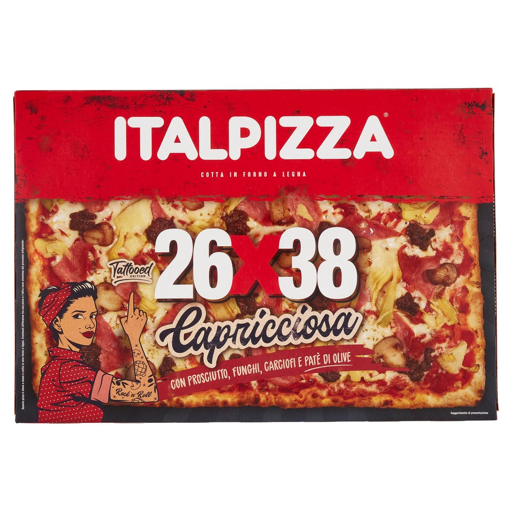 Pizza Capricciosa 26x38 Italpizza - Foto 1