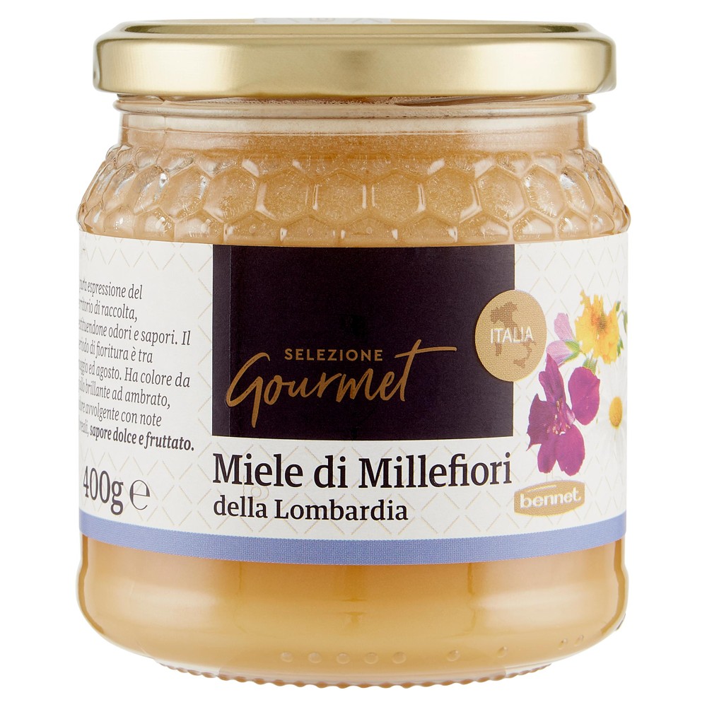 Miele Millefiori Della Lombardia Selezione Gourmet Bennet - Foto 1
