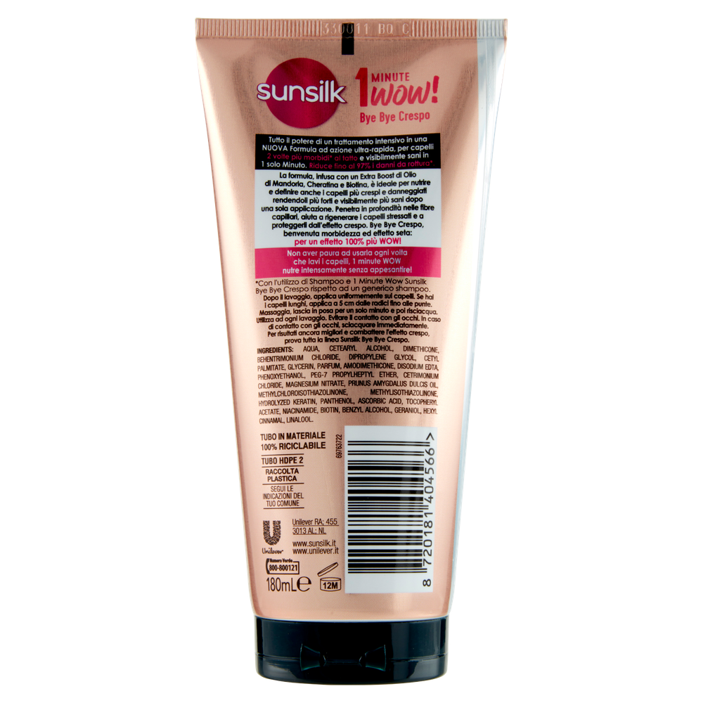 Maschera Capelli 1 Minuto Bye Bye Crespo Sunsilk - Foto 3