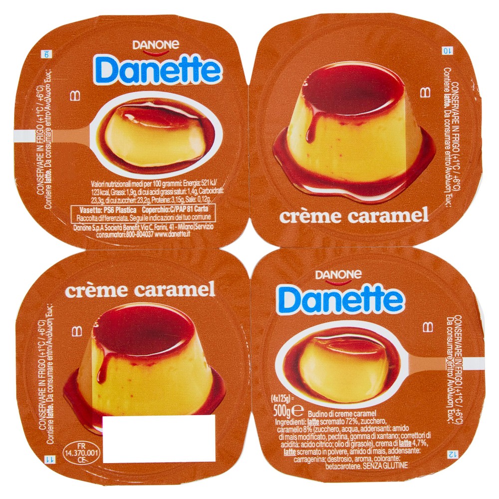 Dessert Crème Caramel 4x125g Danette - Foto 1