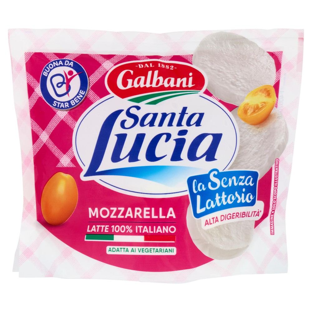 Mozzarella Santa Lucia Senza Lattosio - Foto 1