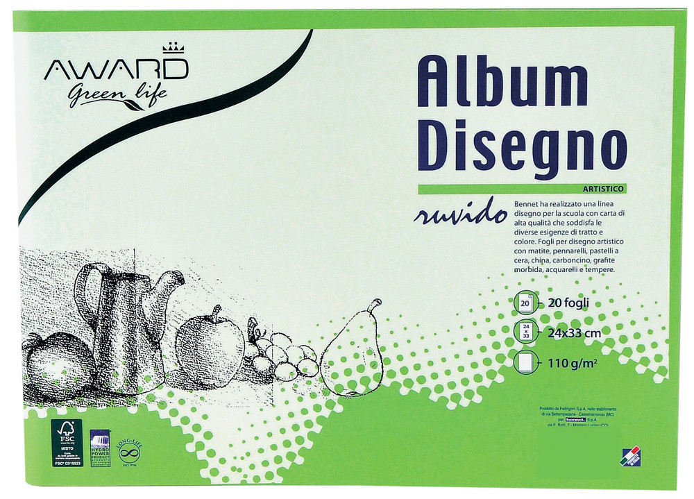 Album Disegno Formato 24x33 Ruvido Award Green Life - Foto 1