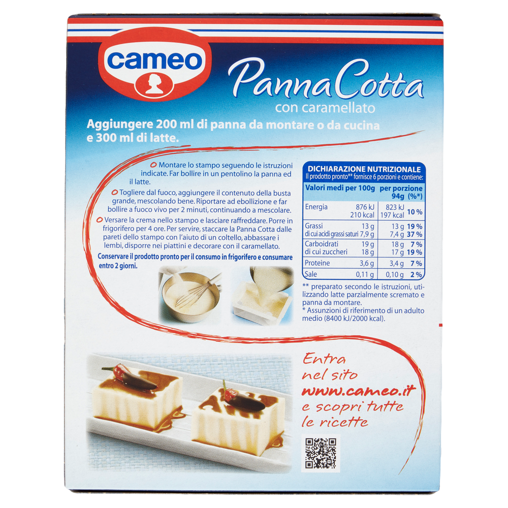 Preparato Per Panna Cotta Con Caramello Cameo - Foto 3