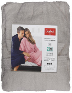 Accappatoio Unisex Con Cappuccio XL Grigio Ferro Gabel