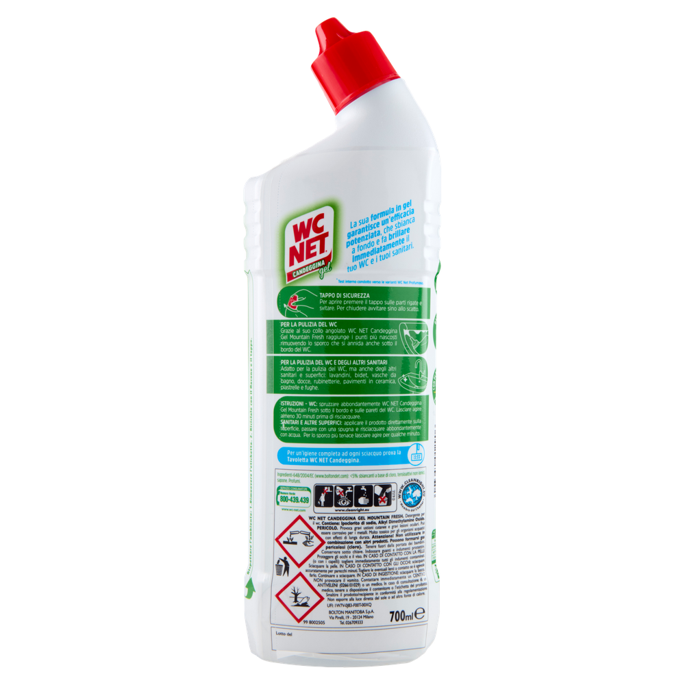 Pulitore Wc Gel Con Candeggina Wc Net - Foto 3