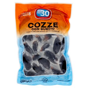Cozze Cilene Con Guscio Surgelate 500g Meno30 - Foto 1