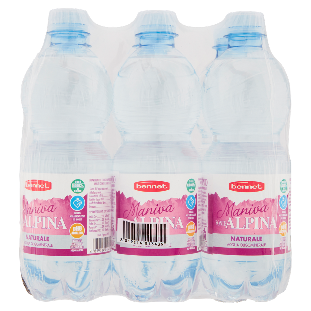 Acqua Naturale Bennet 6 Da L.0,5 - Foto 3