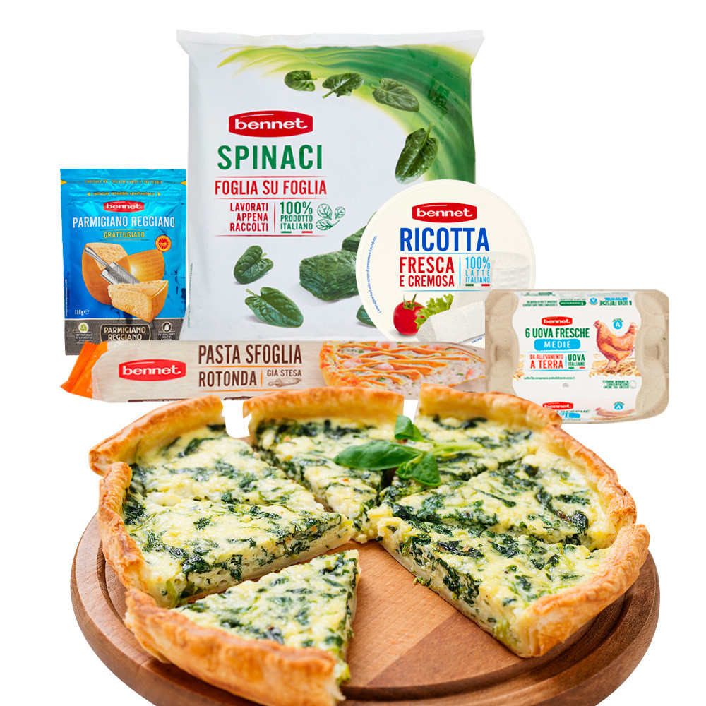 Mix per torta salata con spinaci,ricotta,parmigiano e uova - Foto 1