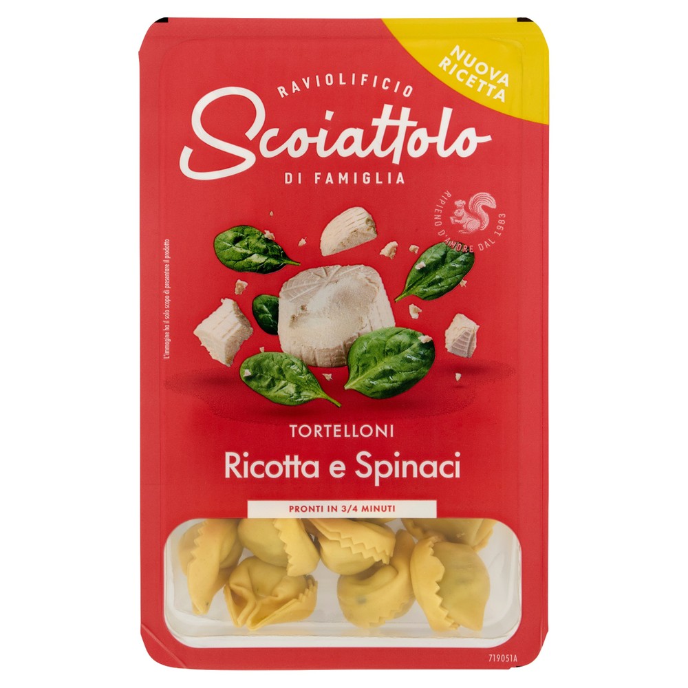 Tortelloni Ricotta E Spinaci Lo Scoiattolo - Foto 1