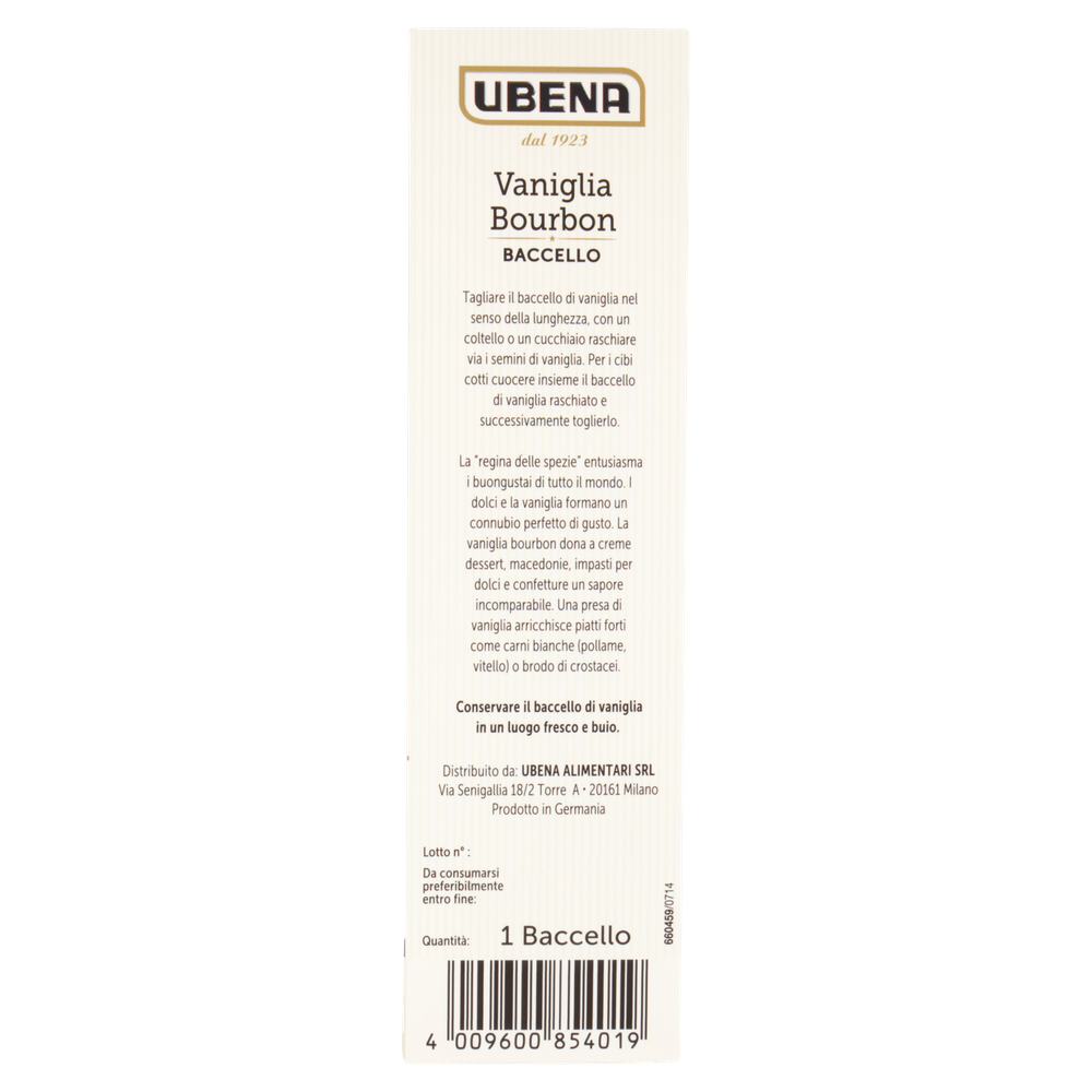 Baccello Vaniglia Bourbon 1 Pz Ubena - Foto 3