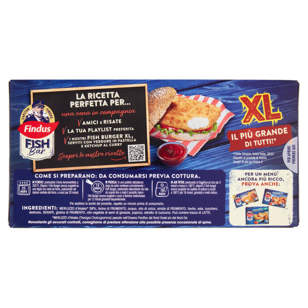 2 Fish Burger XL , Fish Bar Capitan Findus - Foto 3