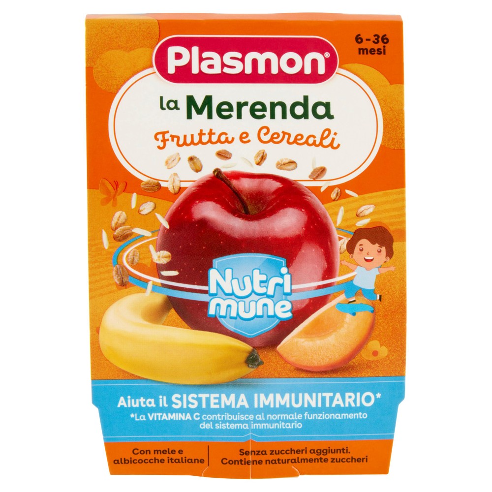 Merenda Frutta E Cereali Nutrimune Plasmon - Foto 1