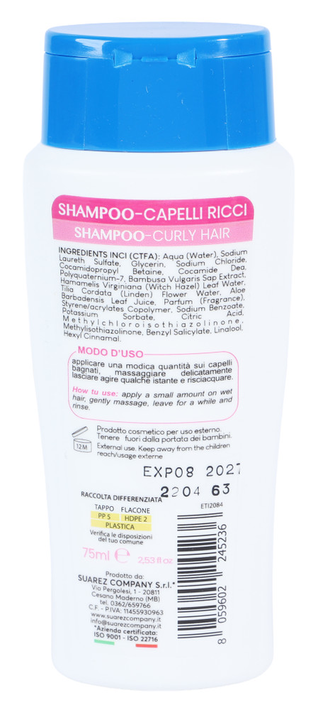 Mini Shampo Capelli Ricci Eloderma - Foto 3