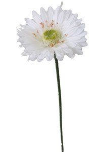 Gerbera Bianca Artificiale - Foto 1