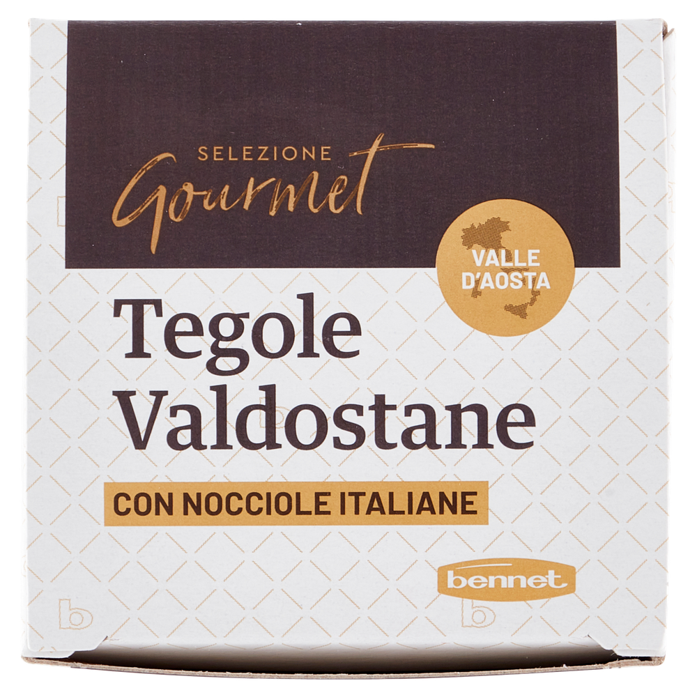 Biscotti Tegole Valdostane Con Nocciole Selezione Gourmet Bennet - Foto 2
