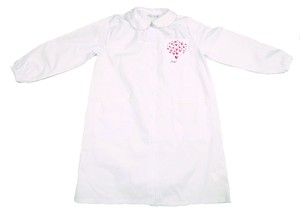 Grembiule Scuola Bambina 8 Anni Bianco - Foto 1