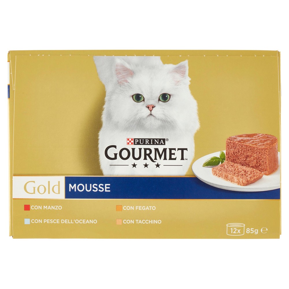 Alimento Umido Per Gatti Gourmet Gold Mousse  Conf. Da 12 - Foto 1