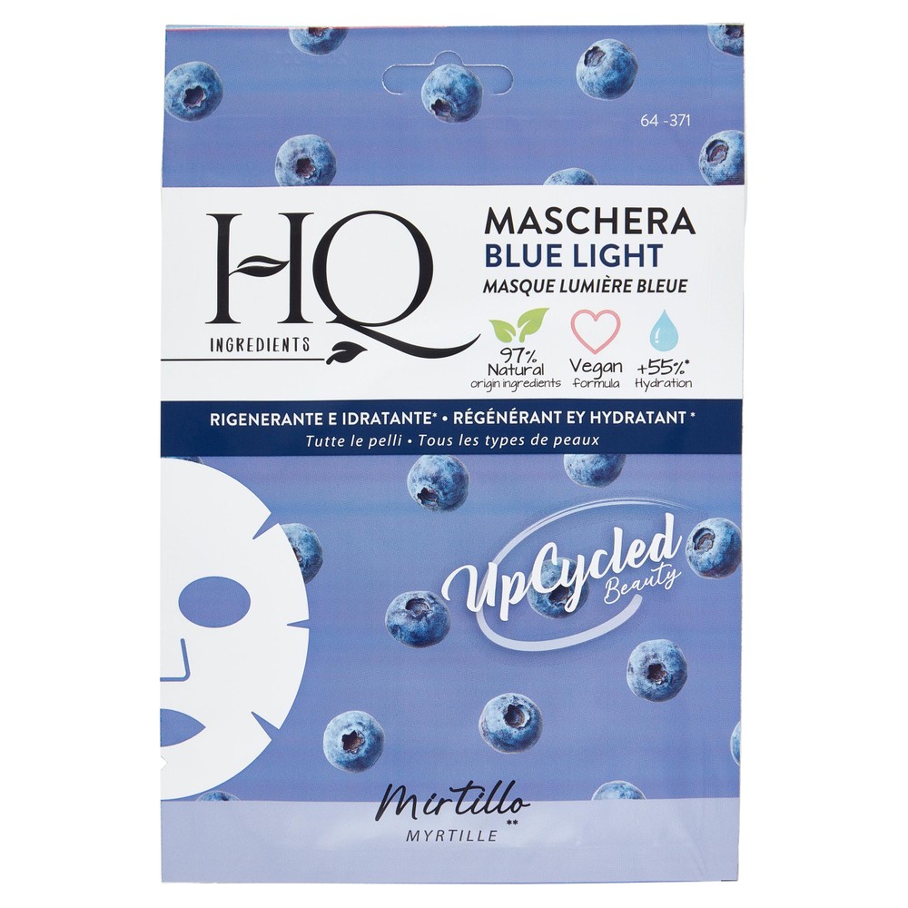 Maschera Blue Light Mirtillo Hq - Foto 1