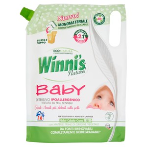 Detersivo Liquido Lavatrice Con Ammorbidente Winni's Baby 16 Lavaggi - Foto 1