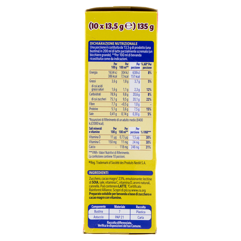 Nesquik Solubile Polvere Sticks 10x13,5g - Foto 2