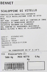 Scaloppine Di Vitello Filiera Valore Bennet - Foto 3