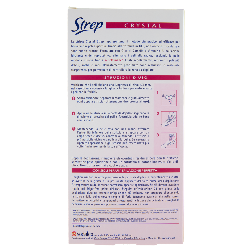 Strisce Depilatorie Corpo Strep Cristal - Foto 3