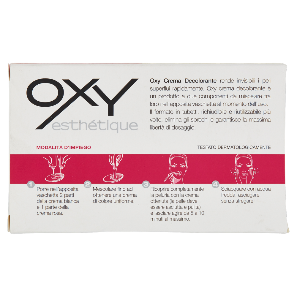 Crema Decolorante Esthetique Oxy Tubetti Da Ml.25 + Ml.50 - Foto 3