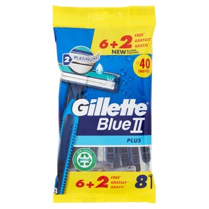 Rasoio Gillette Blue Ii Plus 6+2 - Foto 1