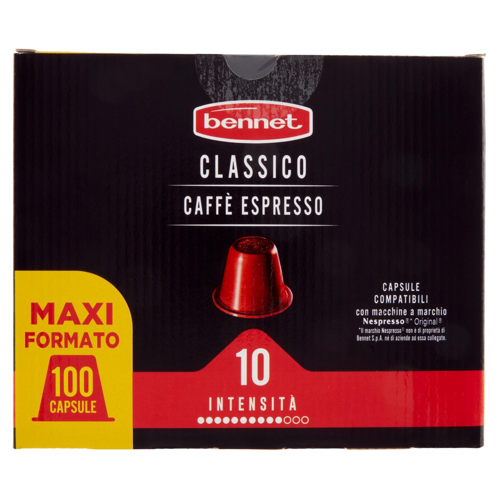 Caffè Espresso Capsule Compatibili Con Nespresso 100pz Bennet - Foto 1