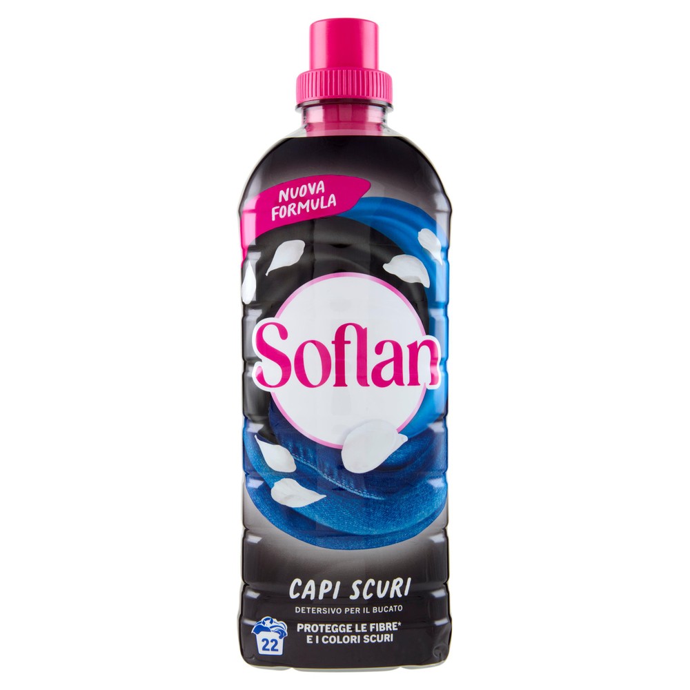 Detersivo Liquido Per Capi Scuri 22 Lavaggi Soflan - Foto 1